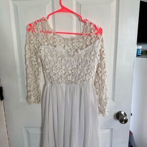 Club L Lace Bridal Shower/Rehearsal Dress